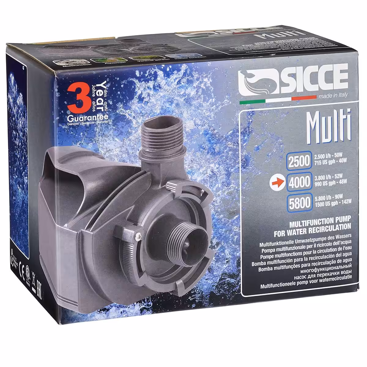 Sicce Multi Pump 3800 Litre / Hour