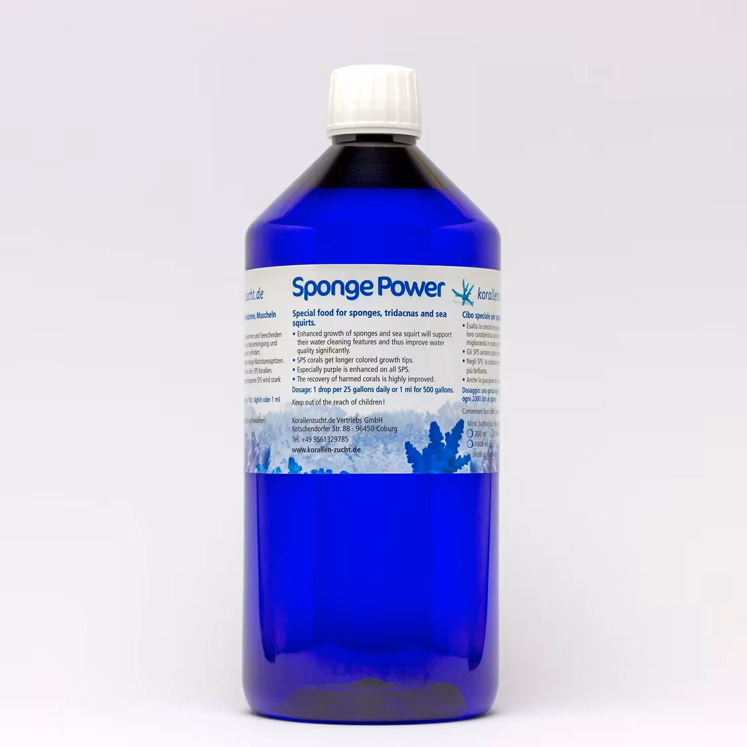 Korallen-Zucht Spongepower - 500 ml Korallen-Zucht Spongepower - 500 14ml