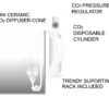 ISTA 2 in 1 CO2 Diffuser