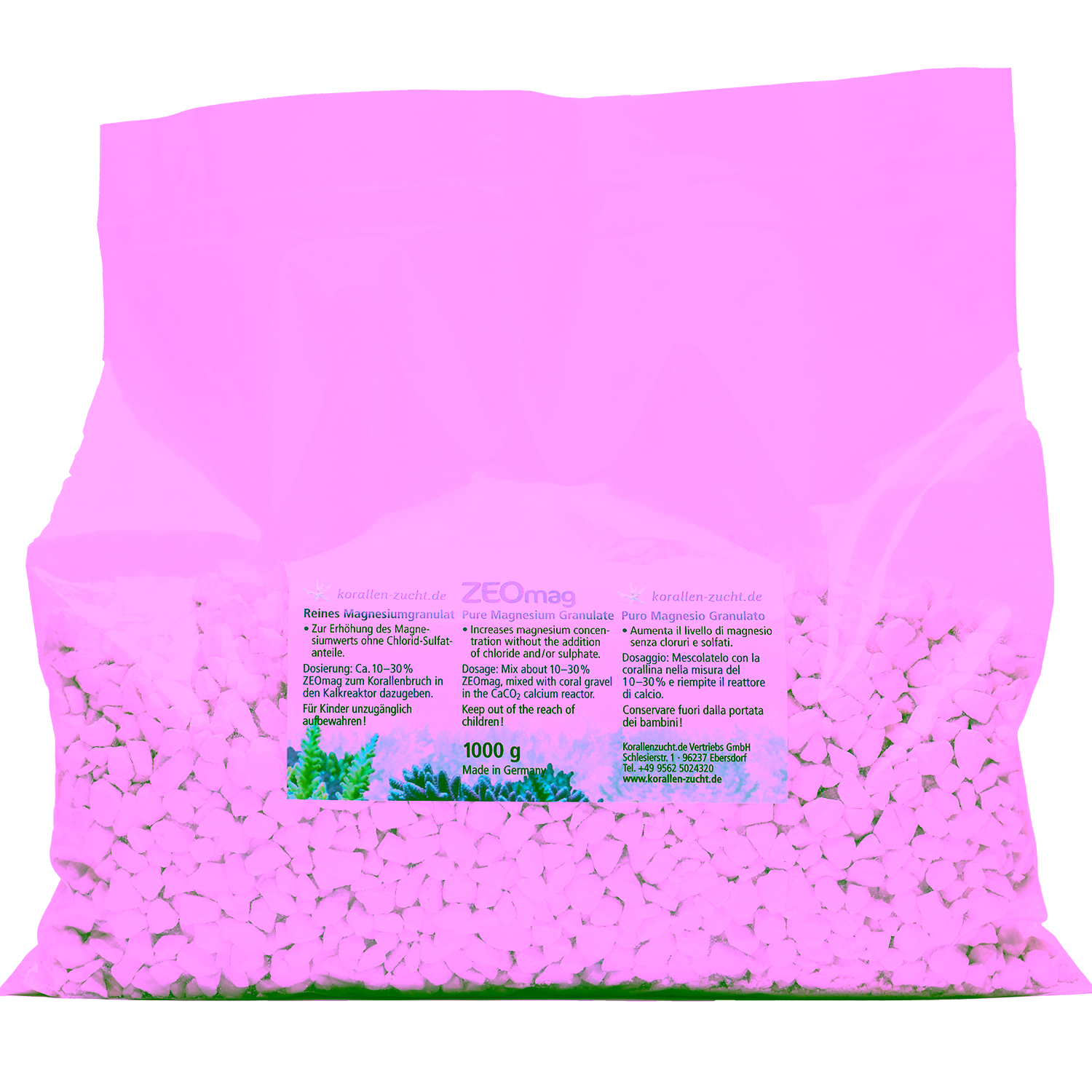 Korallen-Zucht ZEOmag Magnesium Granulate - 1 kg