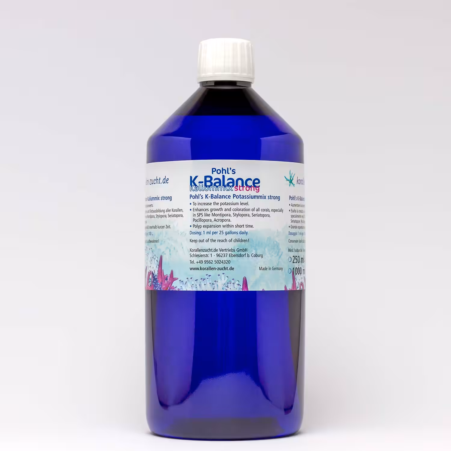 Korallen Zucht K-Balance Strong - 1000 ml