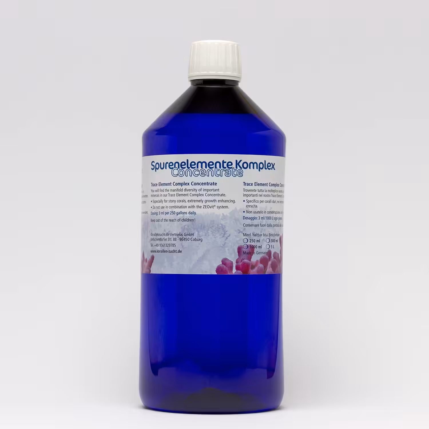 Korallen-Zucht Trace Element Complex Concentrate - 1000 ml