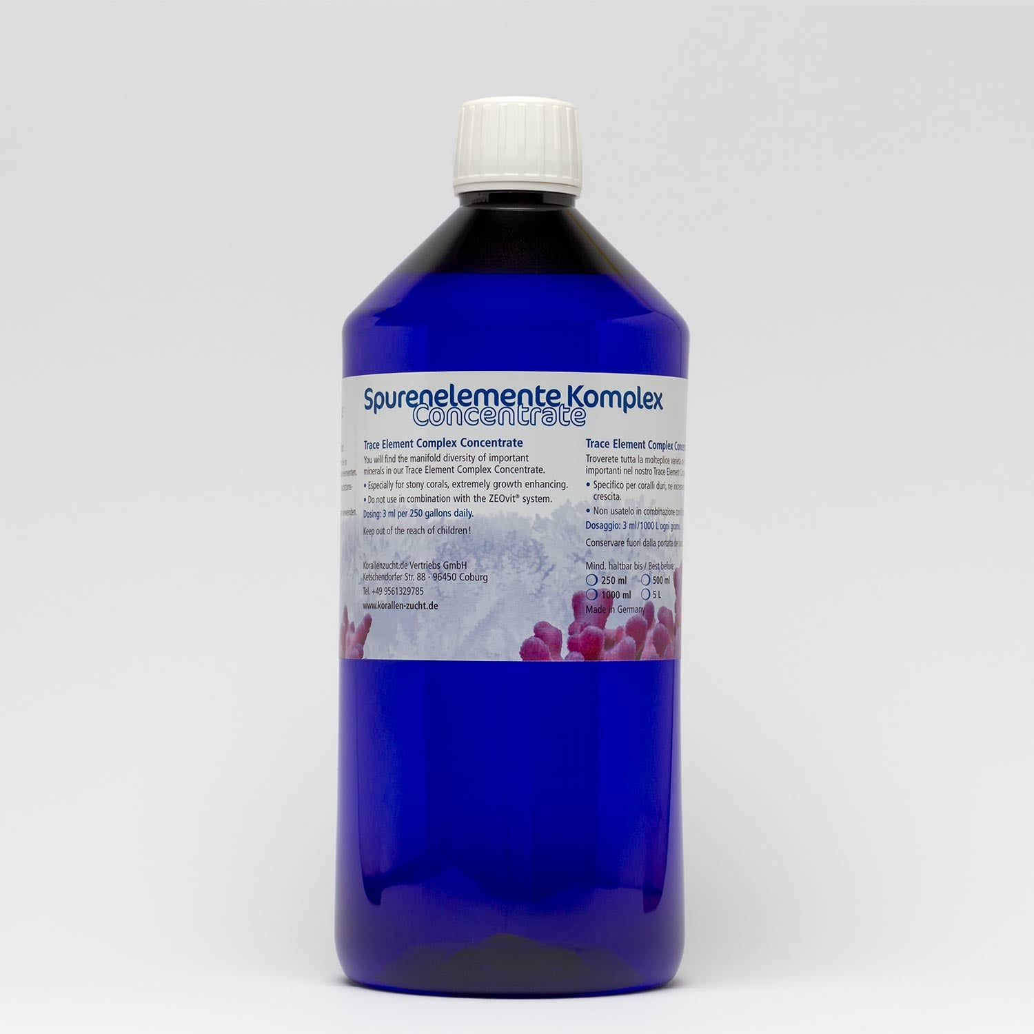 Korallen-Zucht Trace Element Complex Concentrate - 1000 ml