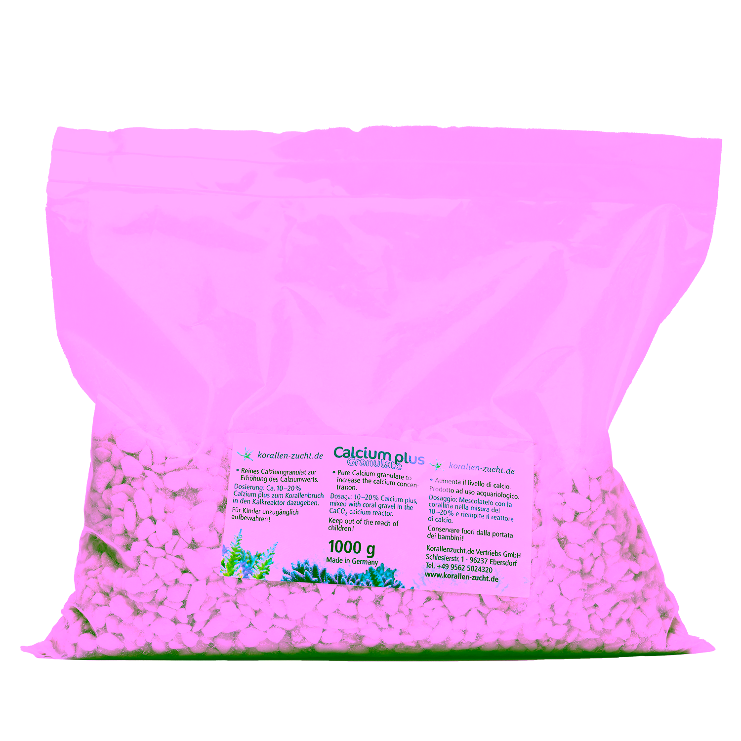 Korallen-Zucht ZEOca Calcium Plus Granulate - 1 kg