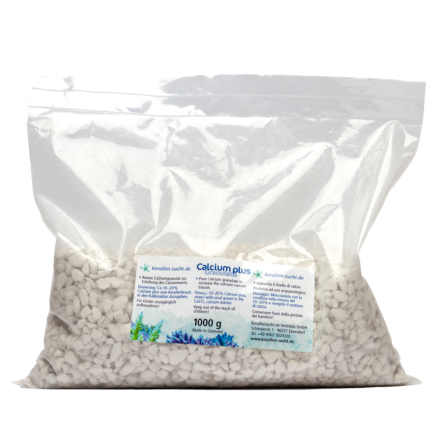 Korallen-Zucht ZEOca Calcium Plus Granulate - 1 kg Korallen-Zucht ZEOca Calcium Plus Granulate - 1 kg