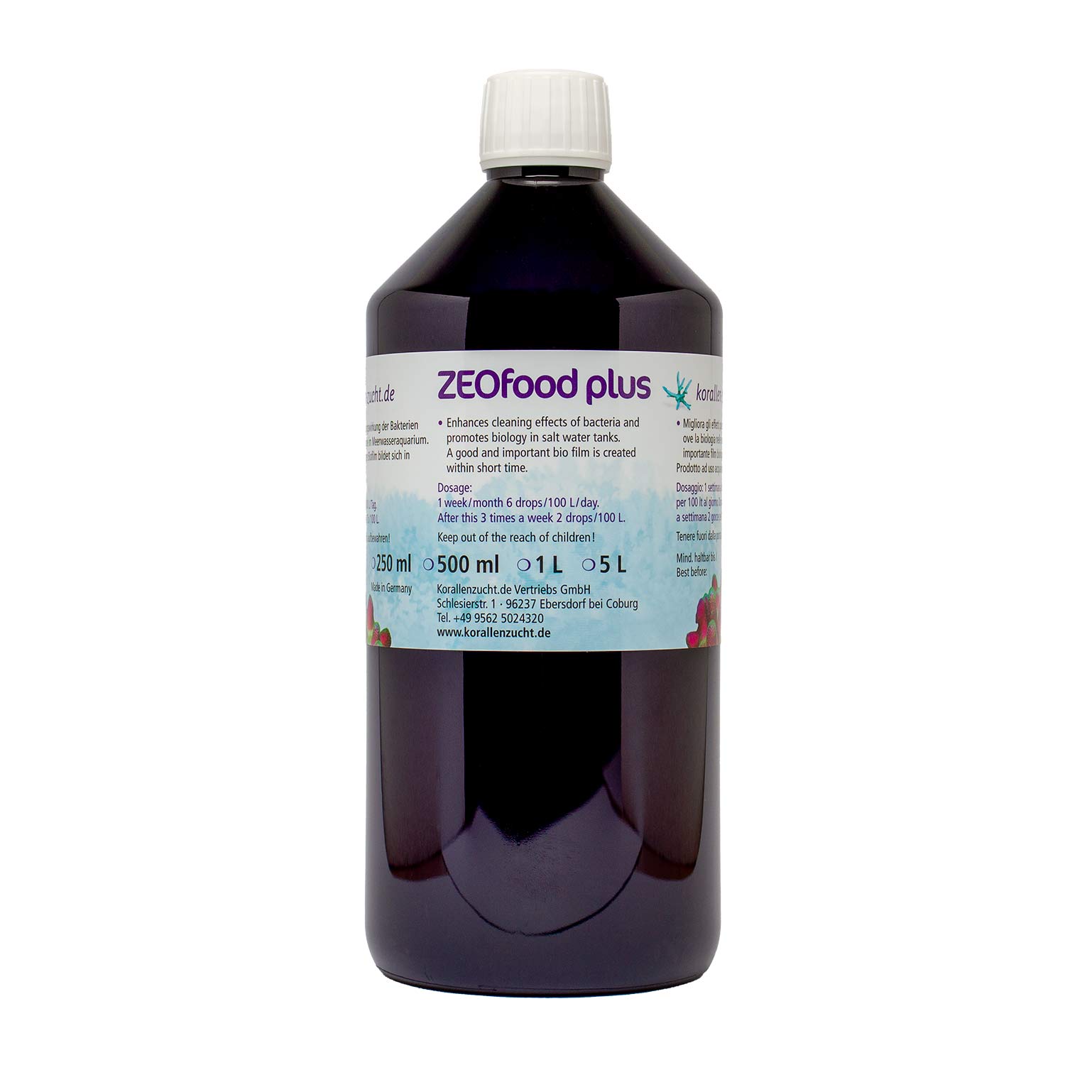 Korallen-Zucht ZEOfood Plus - 500 ml