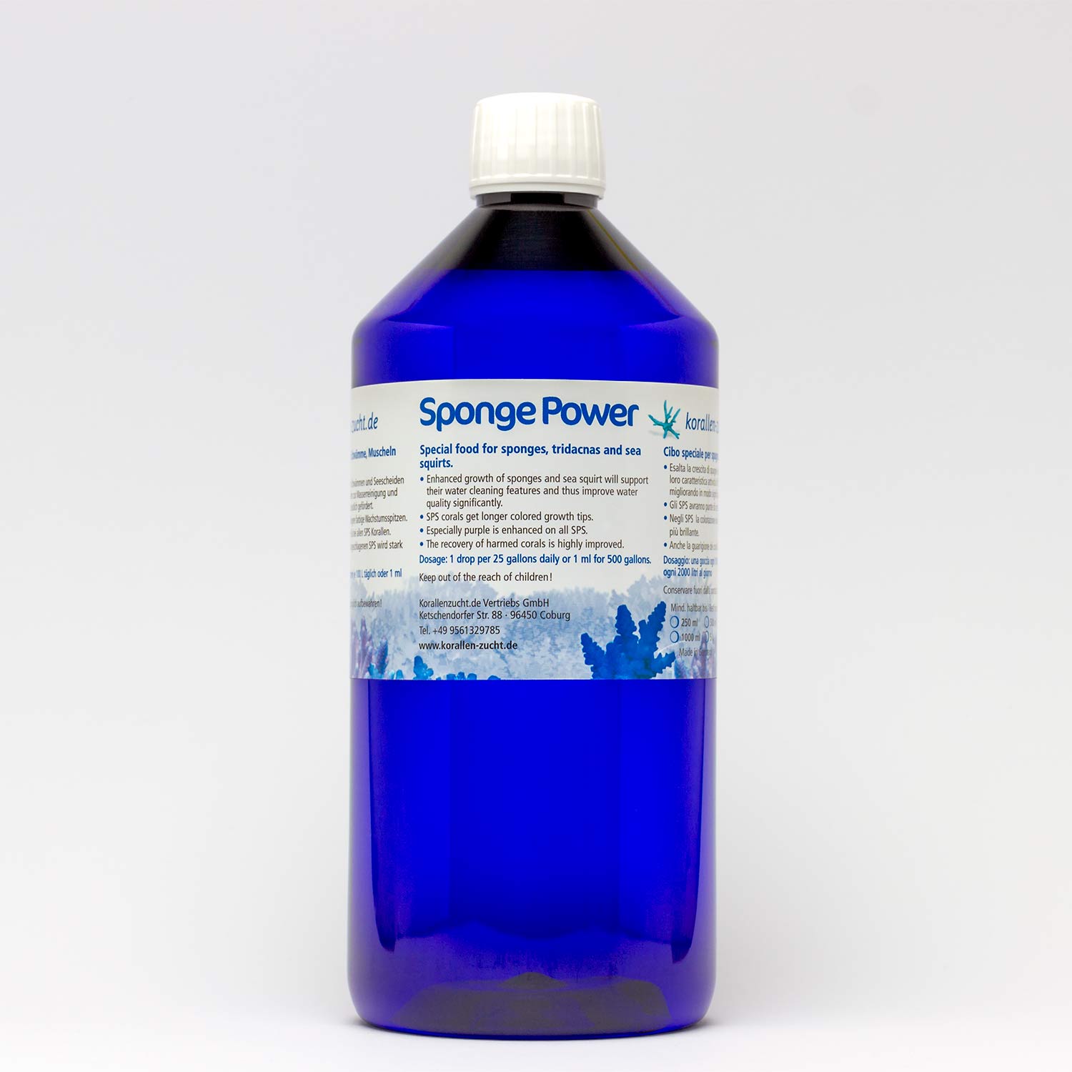 Korallen-Zucht Sponge Power - 50 ml