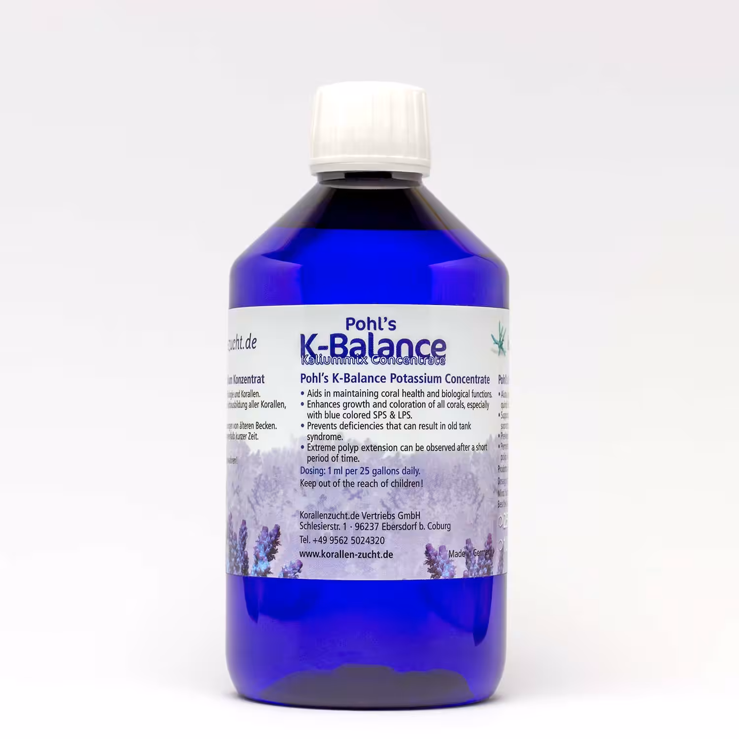 IndieFur - Branded Online Aquarium Store in India. Korallen-Zucht K-Balance - 500 ml