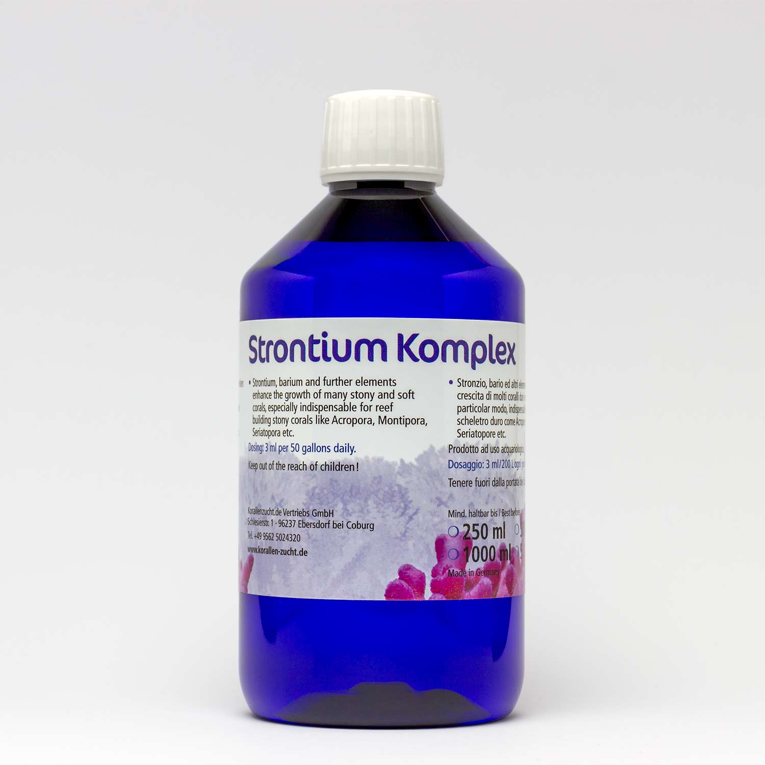 Korallen-Zucht Strontium Complex - 500 ml