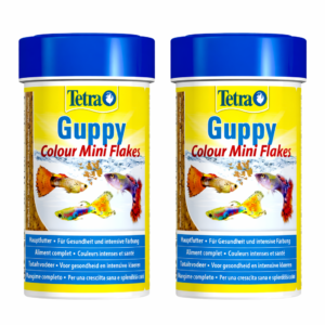 Tetra Guppy Colour Mini Flakes 30 gm / 100 ml - (Pack of 2)