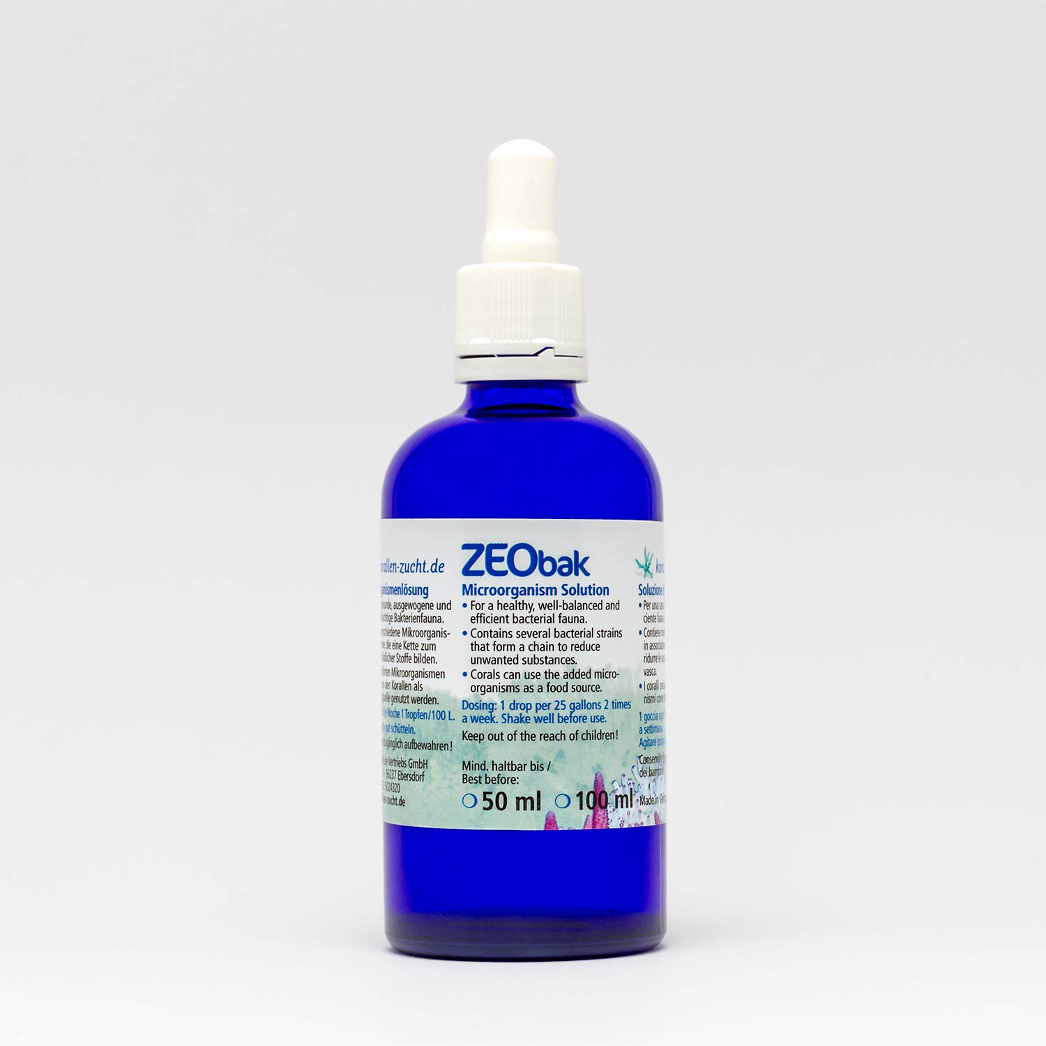 Korallen-Zucht ZEObak - 100 ml Korallen-Zucht ZEObak - 100 ml